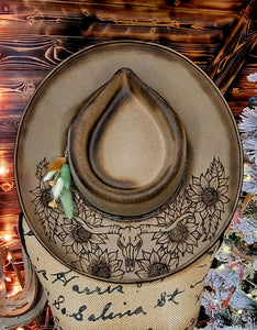 Ranchin On The Prairie Custom Felt Hat