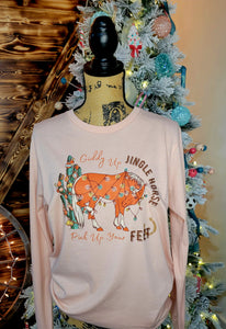 Jingle Horse Long Sleeve Tee