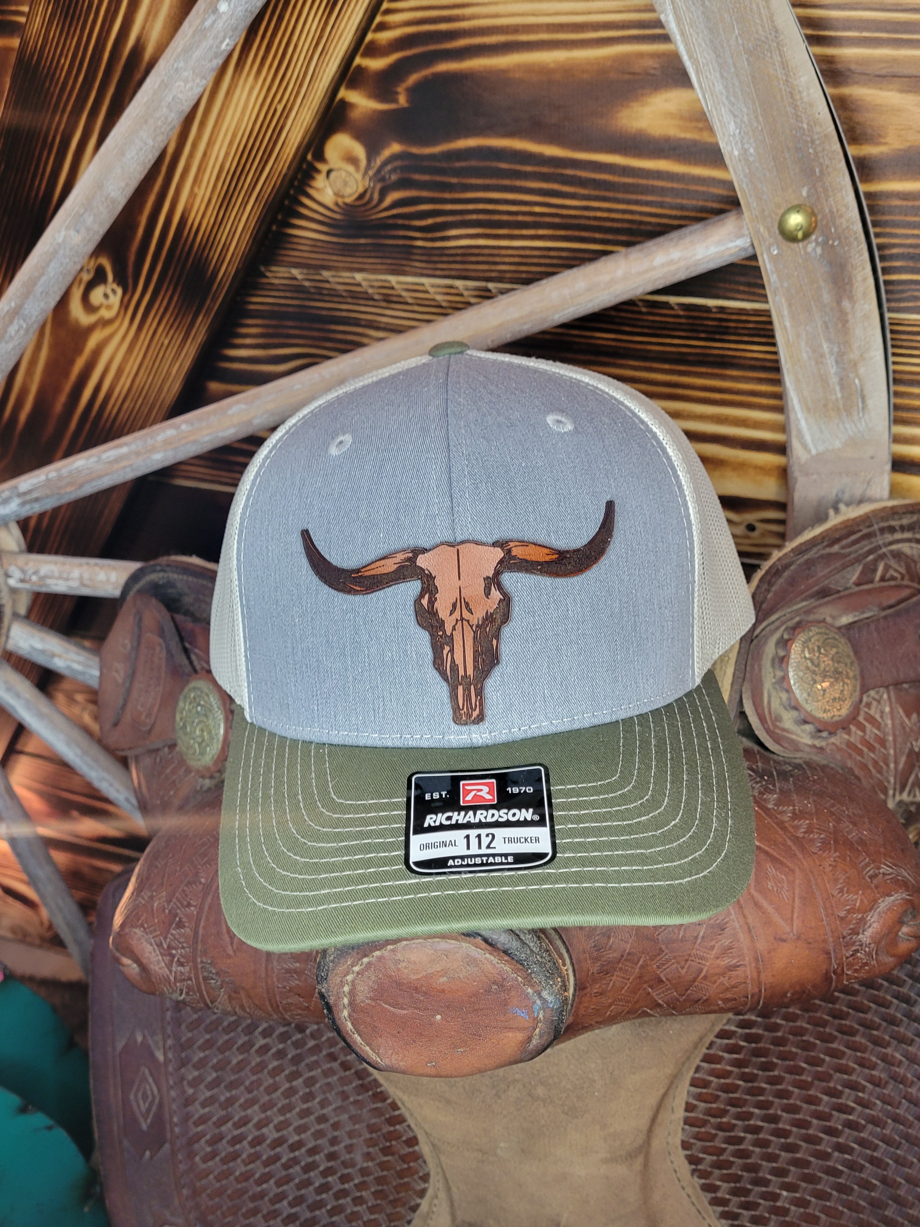 MTCC Bullskull Leather Patch Hat