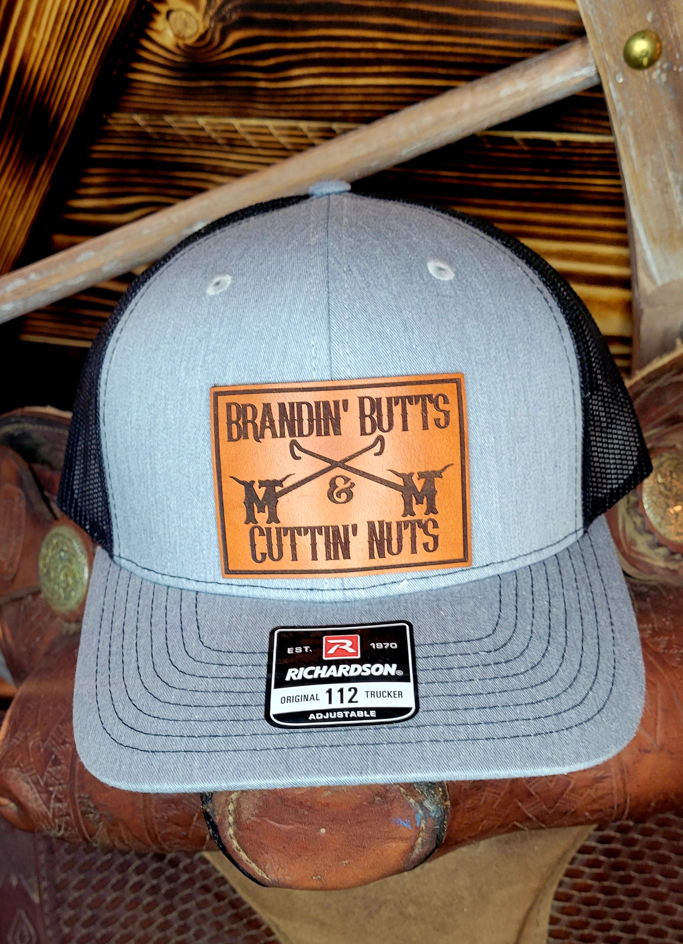 Brandin Butts Leather Patch Hat