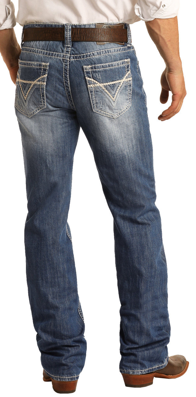 Double Barrel Relaxed Bootcut Jean