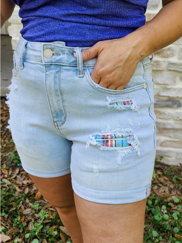 Judy Blue Desert Darling Shorts