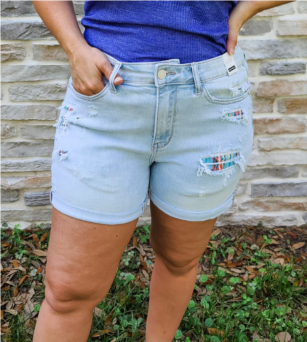 Judy Blue Desert Darling Shorts