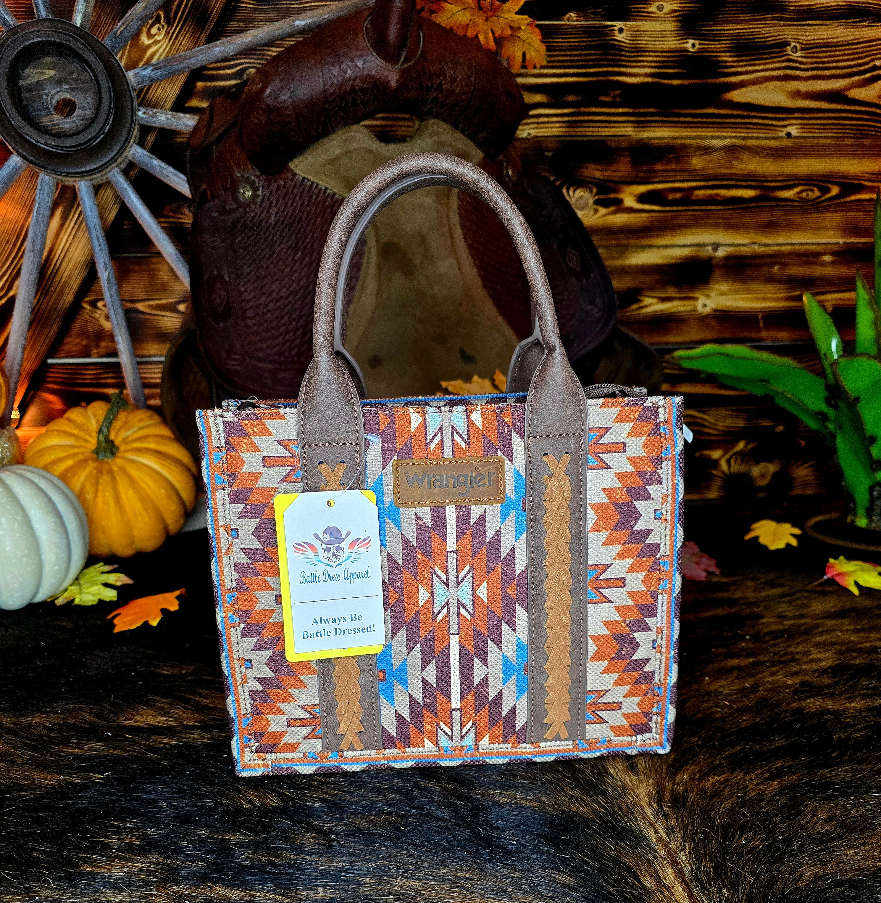 Wrangler Aztec Pattern Coffee